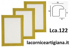 LCA.122 CORNICE 12X12 BOMBERINO VERDE OPACO CON VETRO