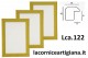 LCA.122 CORNICE 35X50 BOMBERINO VERDE OPACO CON CRILEX