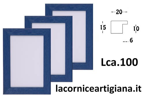 LCA.100 CORNICE SU MISURA PIATTINA BLU OPACO