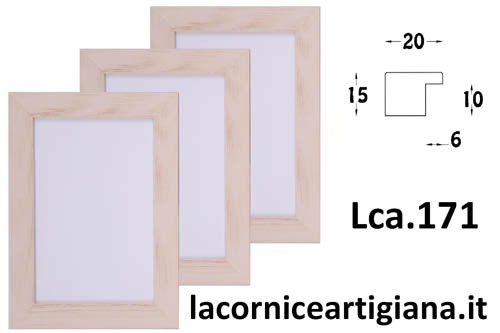 LCA.171 CORNICE 35x45 PIATTINA AVORIO OPACO CON VETRO