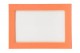 LCA.010 CORNICE 24X30 PIATTINA ARANCIO OPACO CON VETRO