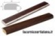 LCA.172 CORNICE 15X20 PIATTINA NOCE FILO ORO CON VETRO