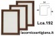 LCA.192 CORNICE 20X27 PIATTINA NOCE OPACO CON VETRO