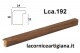LCA.192 CORNICE SU MISURA PIATTINA NOCE OPACO