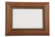 LCA.066 CORNICE 17,6X25 B5 BOMBERINO NOCE PUNTINI ORO CON VETRO