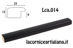LCA.014 CORNICE 24X30 BOMBERINO NERO OPACO CON VETRO