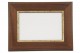 LCA.172 CORNICE 30X50 PIATTINA NOCE FILO ORO CON CRILEX