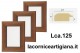 LCA.125 CORNICE 20X30 PIATTINA NOCE CON VETRO