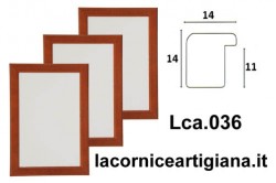 LCA.036 CORNICE 20X30 BOMBERINO CILIEGIO OPACO CON VETRO