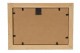 LCA.186 CORNICE 10X15 PIATTINA GIALLO SPAZZOLATO CON VETRO