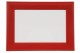 LCA.104 CORNICE 15X15 BOMBERINO ROSSO LUCIDO CON VETRO