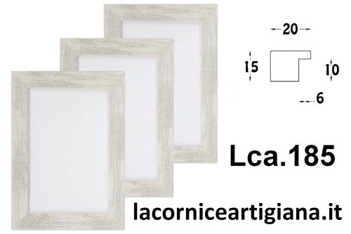 LCA.185 CORNICE SU MISURA PIATTINA ARGENTO SPAZZOLATO