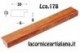 LCA.178 CORNICE 14,8X21 A5 PIATTINA MARRONE SPAZZOLATO CON VETRO