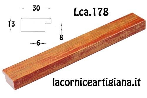 LCA.178 CORNICE 14,8X21 A5 PIATTINA MARRONE SPAZZOLATO CON VETRO