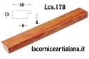 LCA.178 CORNICE 14,8X21 A5 PIATTINA MARRONE SPAZZOLATO CON VETRO