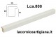 LCA.800 CORNICE 15x20 BOMBERINO BIANCO OPACO CON VETRO