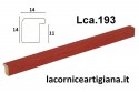 LCA.193 CORNICE 30x100 PIATTINA ROSSO OPACO CON CRILEX