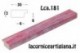 LCA.181 CORNICE 20X27 PIATTINA ROSSO SPAZZOLATO CON VETRO
