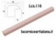 LCA.116 CORNICE 21X29,7 A4 BOMBERINO ROSA E BIANCO CON VETRO
