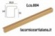 LCA.004 CORNICE 35,3X50 B3 BOMBERINO ORO OPACO CON CRILEX