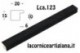 LCA.123 CORNICE 28X35 PIATTINA NERO OPACO CON VETRO