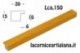 LCA.150 CORNICE 35X45 PIATTINA GIALLO OPACO CON VETRO