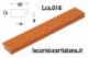 LCA.016 CORNICE 30X100 PIATTINA ARANCIO OPACO CON CRILEX