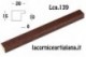LCA.139 CORNICE 30X100 PIATTINA NOCE OPACO CON CRILEX
