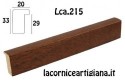 LCA.215 CORNICE 17,6X25 B5 BATTENTE ALTO NOCE OPACO CON VETRO