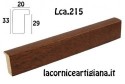LCA.215 CORNICE 12X18 BATTENTE ALTO NOCE OPACO CON VETRO