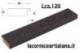 LCA.120 CORNICE 12X12 PIATTINA WENGE' OPACO CON VETRO