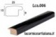LCA.006 CORNICE 18X27 BOMBERINO NERO LUCIDO CON VETRO