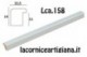 LCA.158 CORNICE 17,6X25 B5 BOMBERINO BIANCO LUCIDO CON VETRO