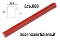 LCA.060 CORNICE 15X20 BOMBERINO ROSSO LUCIDO CON VETRO