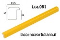 LCA.061 CORNICE 21X29,7 A4 BOMBERINO GIALLO LUCIDO CON VETRO