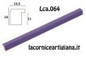 LCA.064 CORNICE 21X29,7 A4 BOMBERINO VIOLA LUCIDO CON VETRO