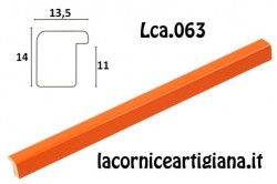 LCA.063 CORNICE SU MISURA BOMBERINO ARANCIO LUCIDO