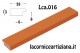 LCA.016 CORNICE 15X20 PIATTINA ARANCIO OPACO CON VETRO