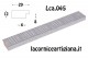 LCA.045 CORNICE 24X30 PIATTINA ARGENTO OPACO CON VETRO