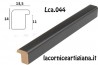 LCA.044 CORNICE 42X59,4 A2 BOMBERINO NERO OPACO CON CRILEX