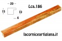 LCA.186 CORNICE 10X10 PIATTINA GIALLO SPAZZOLATO CON VETRO