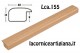 LCA.155 CORNICE 35X45 BOMBERINO NATURALE OPACO CON VETRO