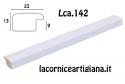 LCA.142 CORNICE 17,6X25 B5 BOMBERINO BIANCO OPACO CON VETRO