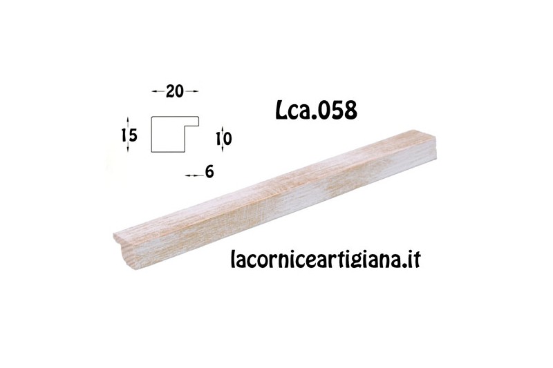 LCA.058 CORNICE 15X22 PIATTINA ORO SPAZZOLATO CON VETRO - La Cornice  Artigiana