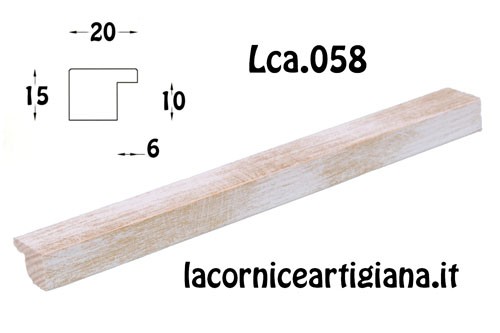 LCA.058 CORNICE 15X15 PIATTINA ORO SPAZZOLATO CON VETRO