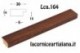LCA.164 CORNICE 24X30 PIATTINA NOCE TARLATA CON VETRO