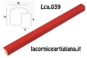 LCA.039 CORNICE 10X15 BOMBERINO ROSSO OPACO CON VETRO