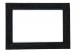 LCA.123 CORNICE 28X35 PIATTINA NERO OPACO CON VETRO