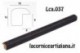 LCA.037 CORNICE 17,6X25 B5 BOMBERINO NERO OPACO CON VETRO