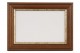 LCA.176 CORNICE 40X40 SAGOMATA NOCE FILO ORO CON VETRO
